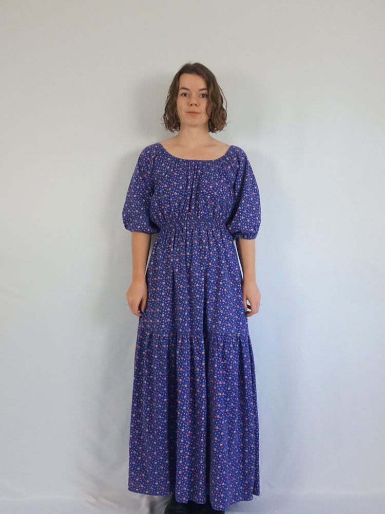 Laura Ashley Tiered Maxi Dress - S