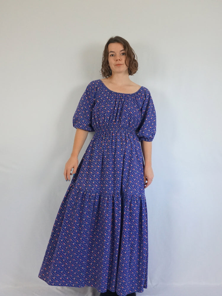 Laura Ashley Tiered Maxi Dress - S