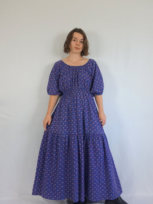 Laura Ashley Tiered Maxi Dress - S