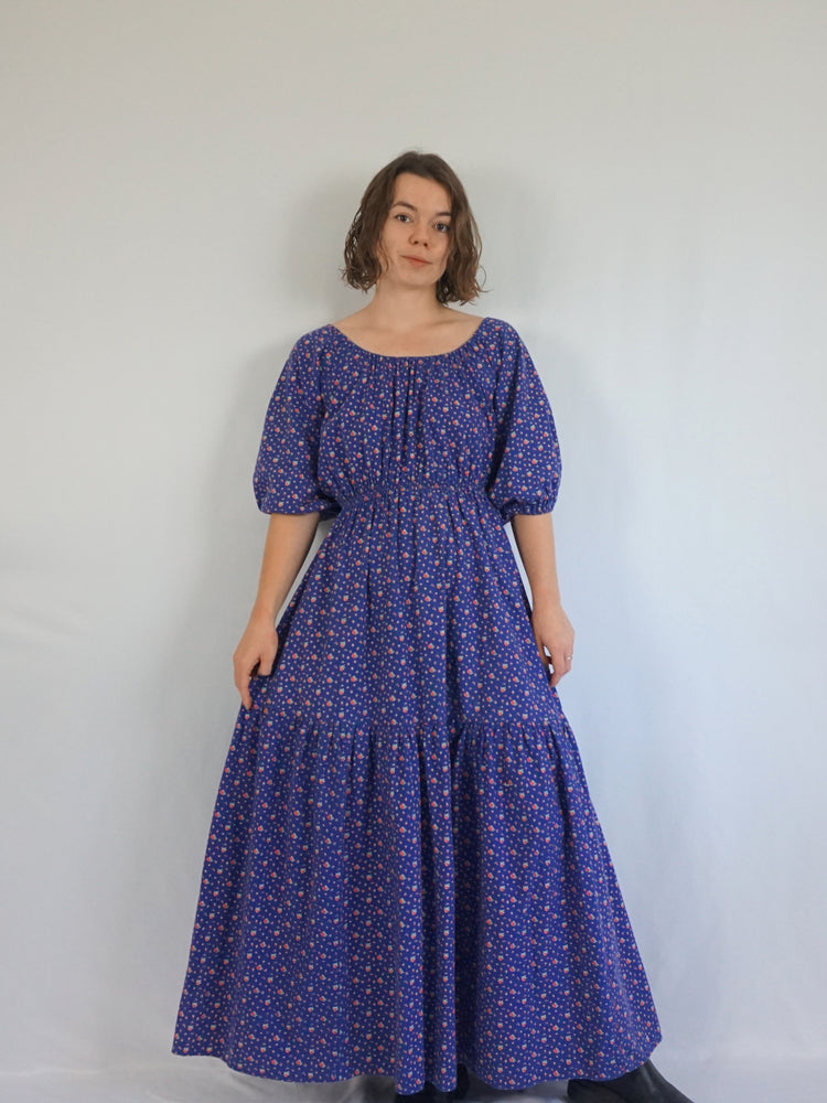 Laura Ashley Tiered Maxi Dress - S