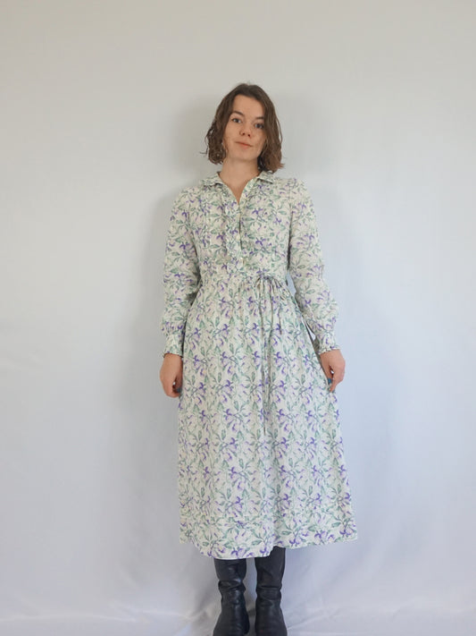 Laura Ashley Lilac Berry Dress - XS/S