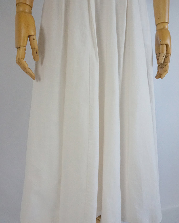 Laura Ashley Sailor Collar Linen Dress - XS