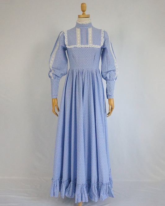Laura Ashley Light Blue Maxi Dress - XS