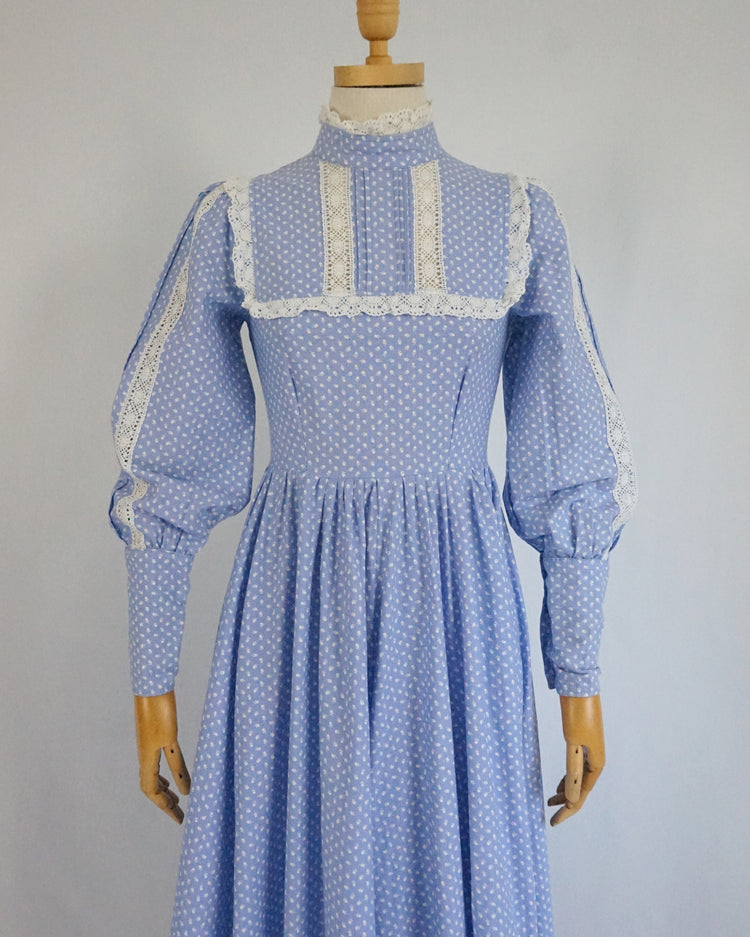 Laura Ashley Light Blue Maxi Dress - XS