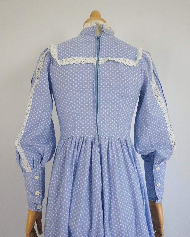 Laura Ashley Light Blue Maxi Dress - XS