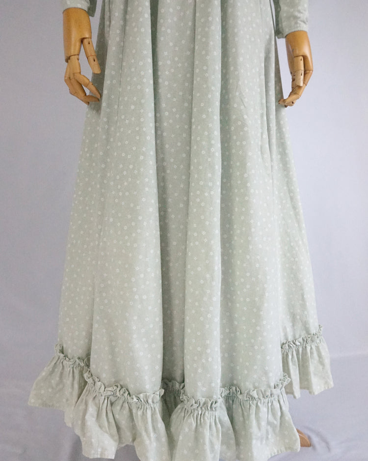 Laura Ashley Pastel Green Maxi Dress - XS
