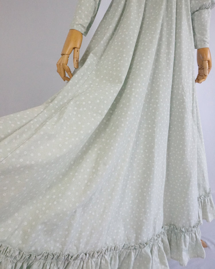 Laura Ashley Pastel Green Maxi Dress - XS