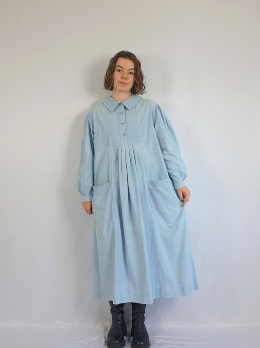 Laura Ashley Farmer's Smock Dress - L