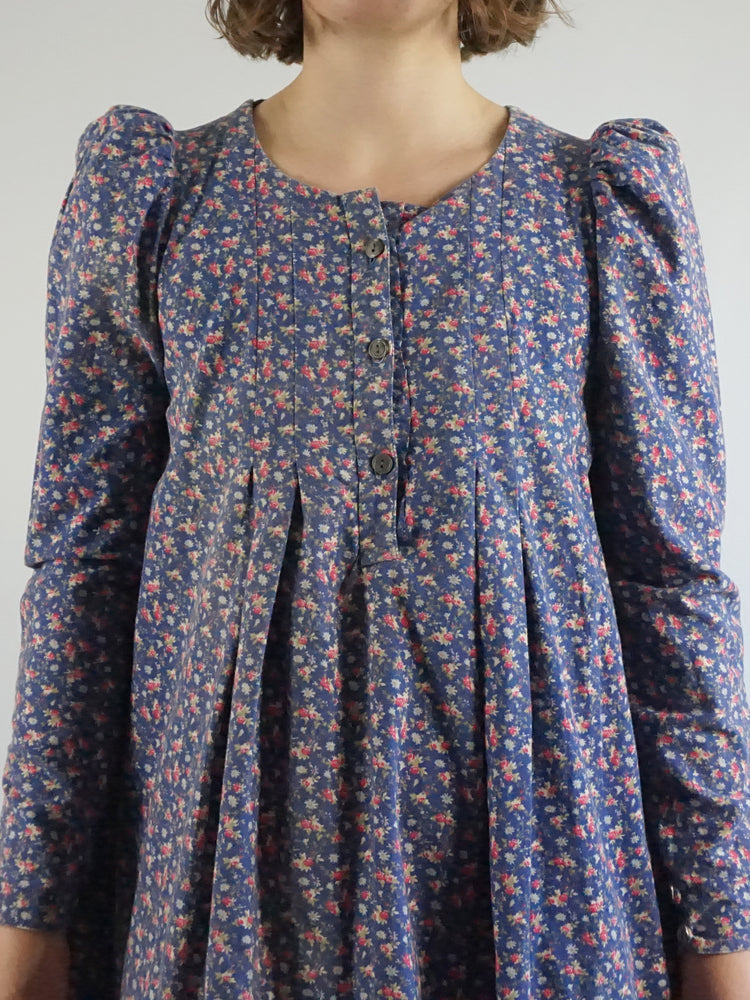 Laura Ashley Puff Sleeve Dress - S