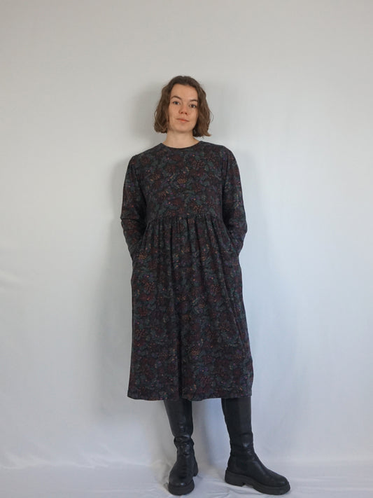 Laura Ashley Pine Cone Dress - M