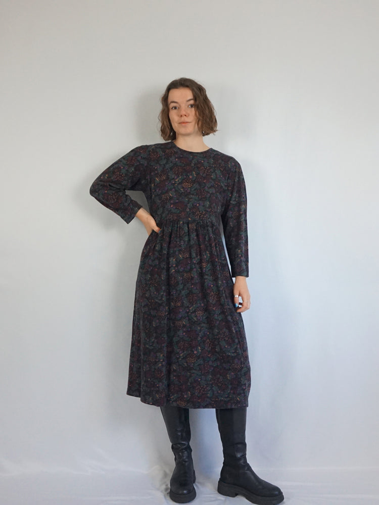 Laura Ashley Pine Cone Dress - M