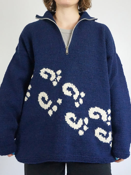 Pachamama Footprint Jumper - XL