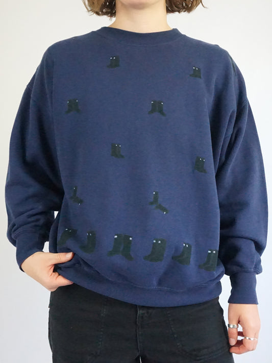 Tulchan Welly Boots Sweatshirt - S