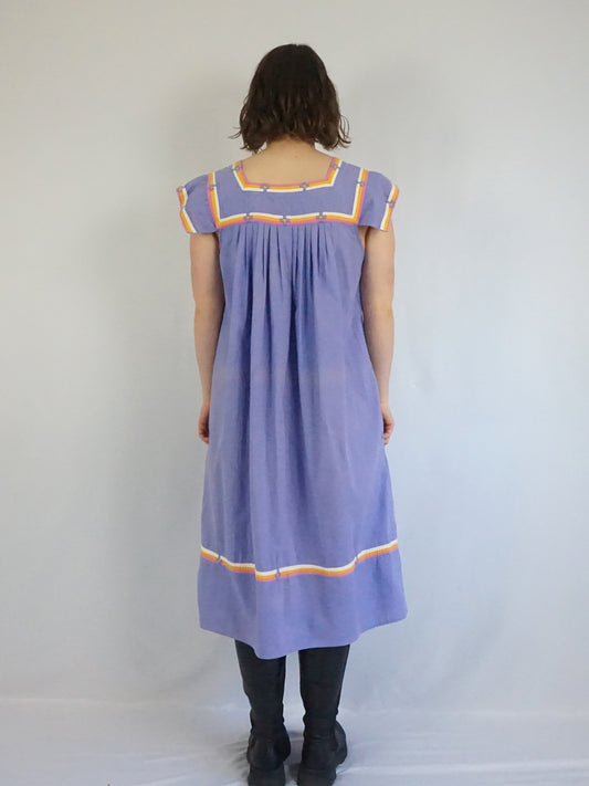Light Purple Quilted Dress - M