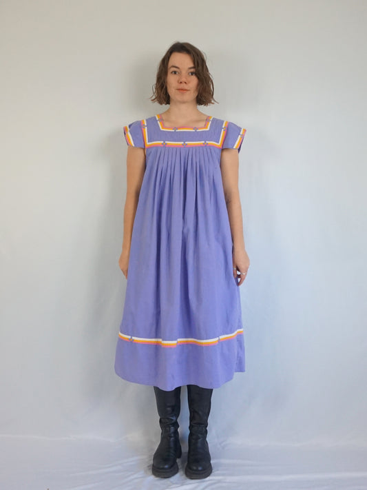 Light Purple Quilted Dress - M