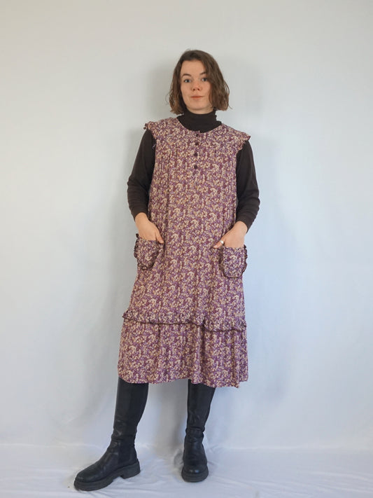 Floaty Floral Smock Dress - S