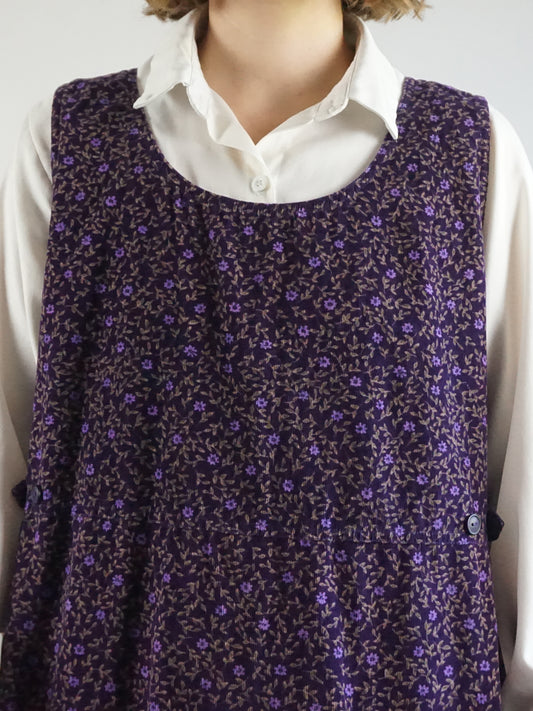 Ditsy Floral Corduroy Dress - XL