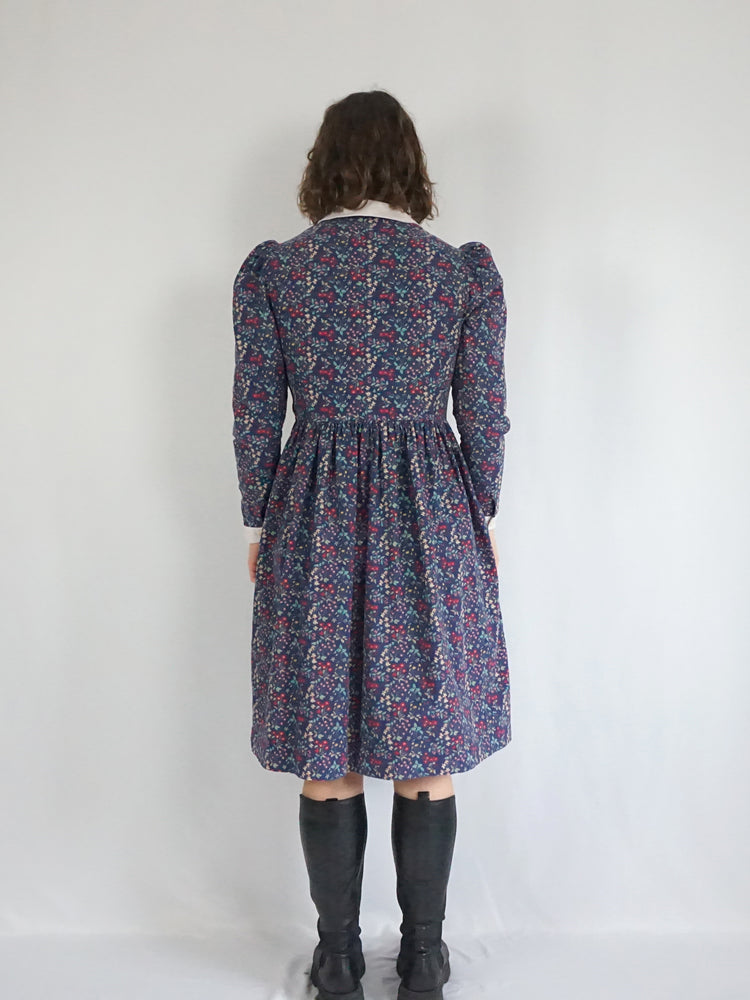 Laura Ashley Floral Collared Dress - S