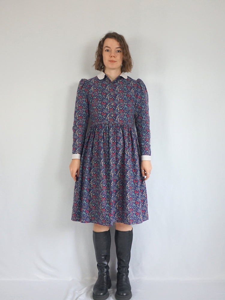 Laura Ashley Floral Collared Dress - S