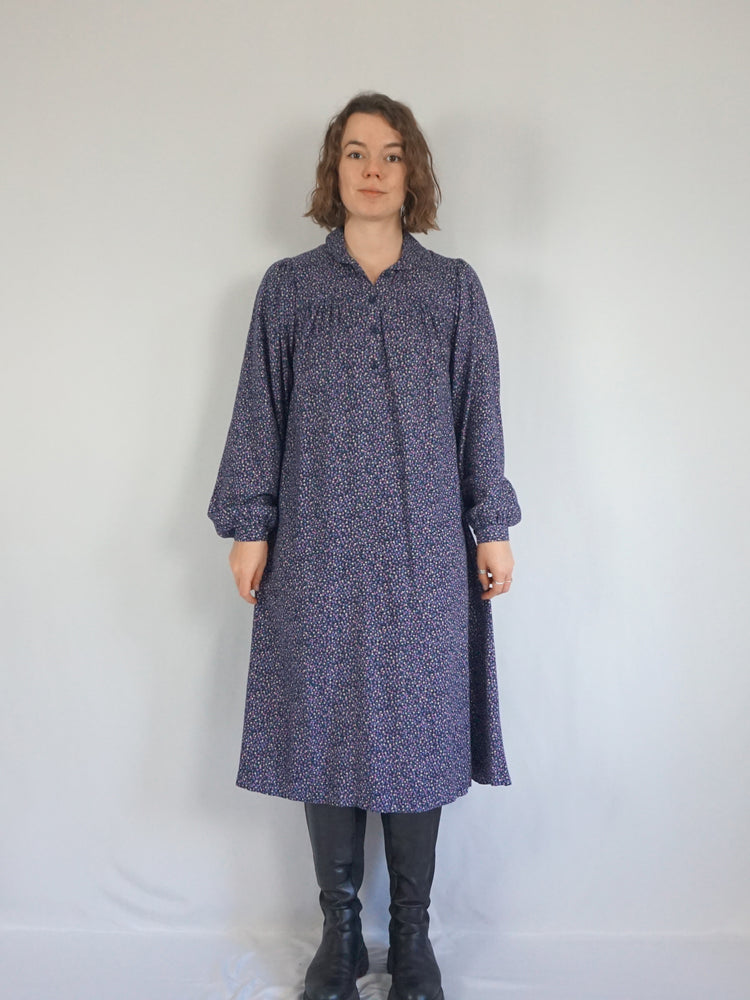 Ditsy Floral Smock Dress - M