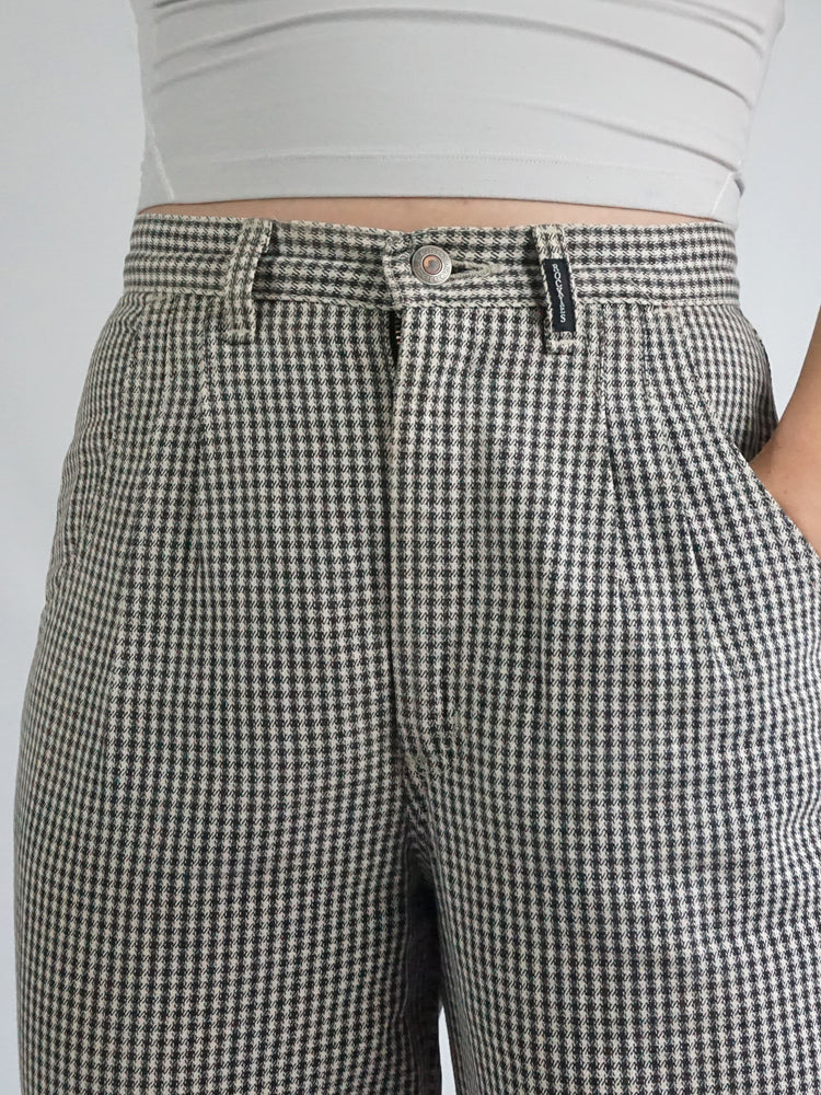 Rocky Mountain Houndstooth Mum Jeans - 29"