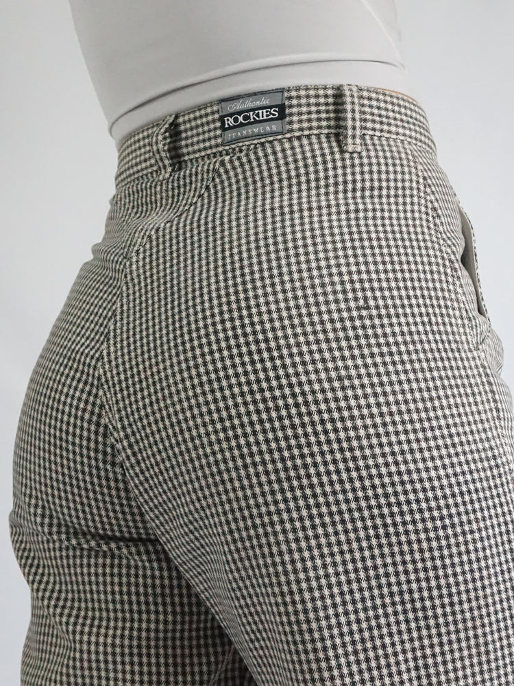 Rocky Mountain Houndstooth Mum Jeans - 29"