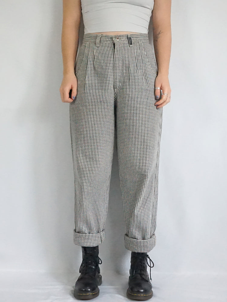 Rocky Mountain Houndstooth Mum Jeans - 29"