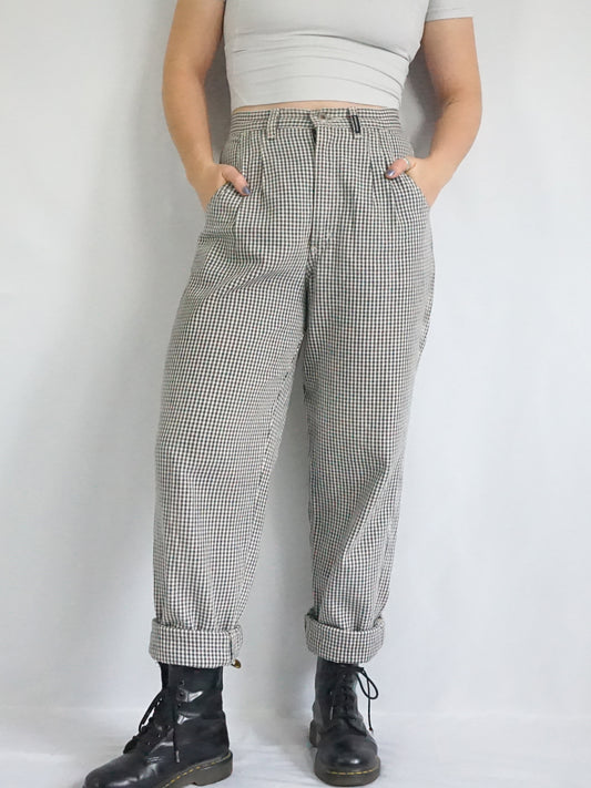 Rocky Mountain Houndstooth Mum Jeans - 29"