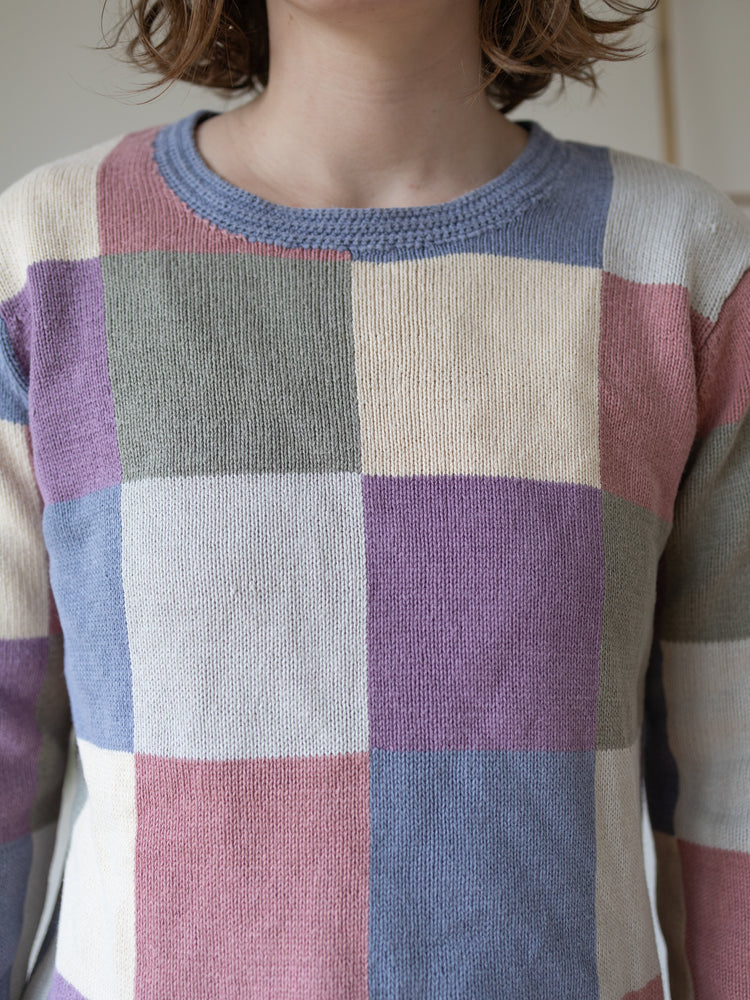 90s Orvis Pastel Patchwork Jumper - S
