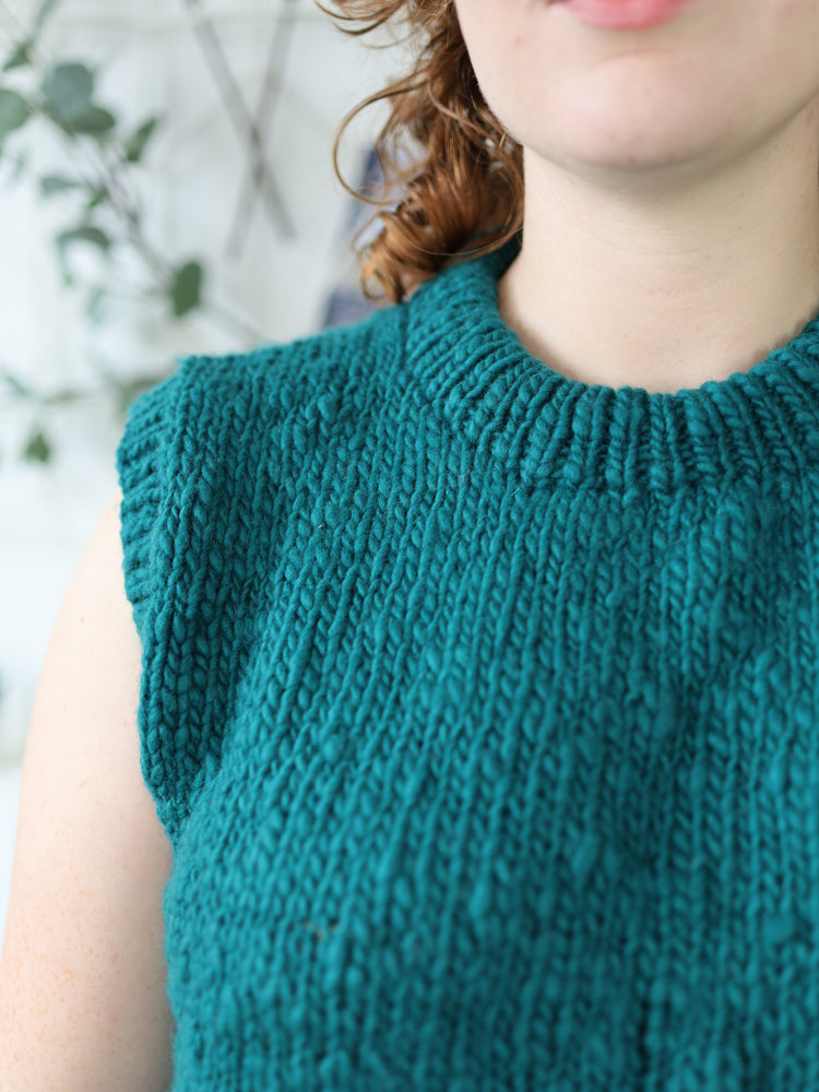 The Forest Green Vest - L