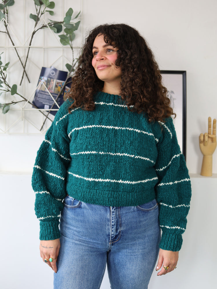 The Balloon Sleeve Jumper - L