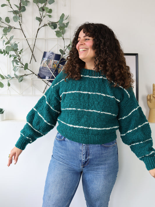 The Balloon Sleeve Jumper - L