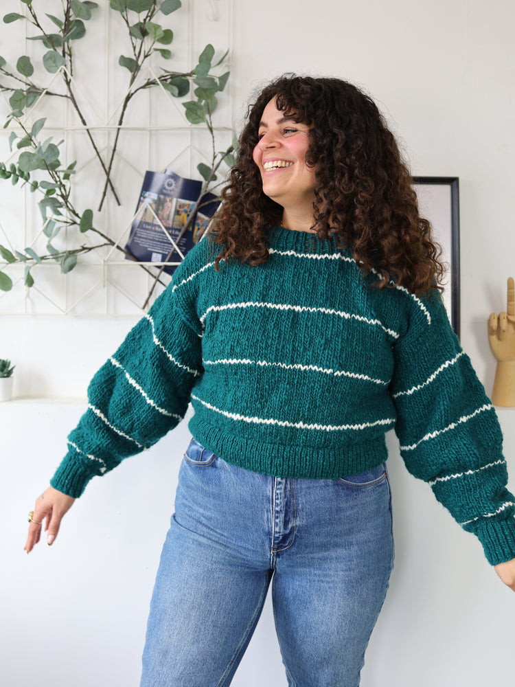 The Balloon Sleeve Jumper - L