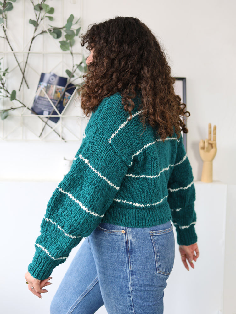 The Balloon Sleeve Jumper - L