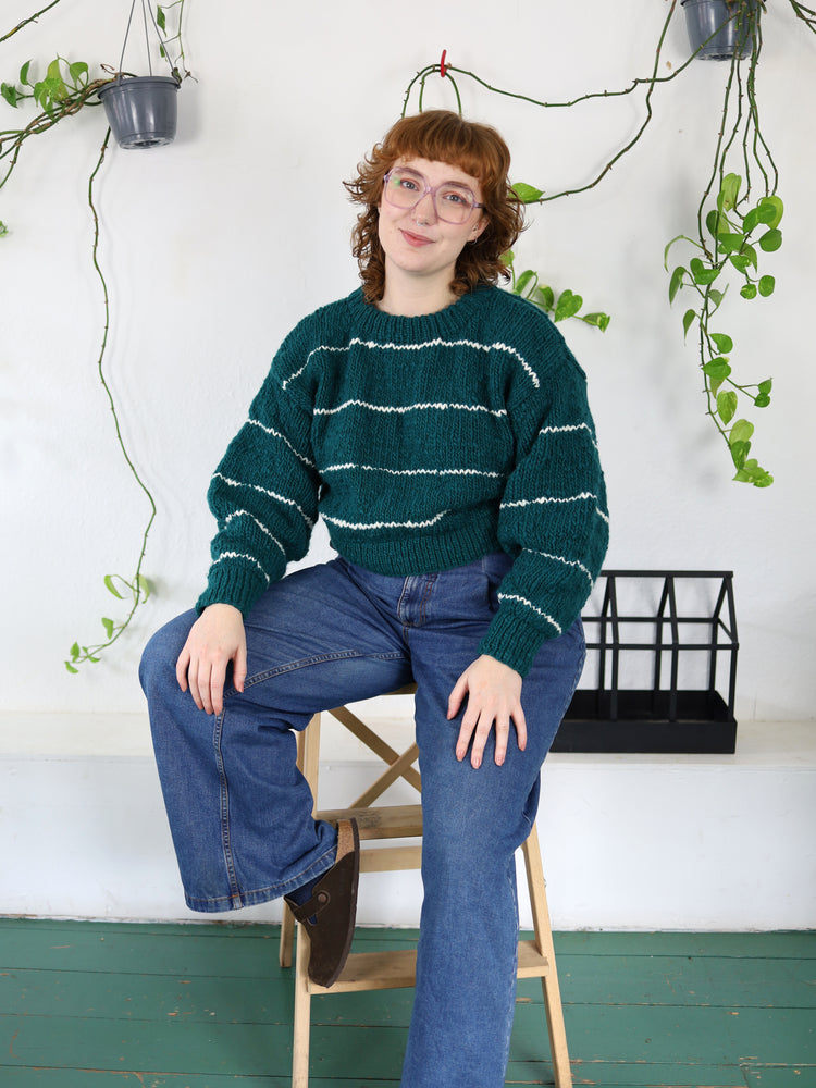 The Balloon Sleeve Jumper - L