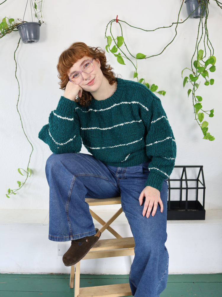 The Balloon Sleeve Jumper - L