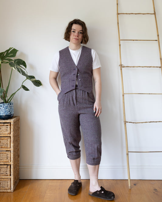 Laura Ashley Capris & Waistcoat Set - S