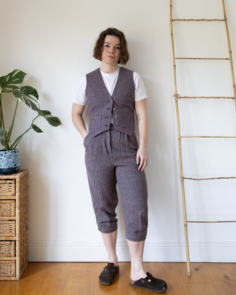 Laura Ashley Capris & Waistcoat Set - S