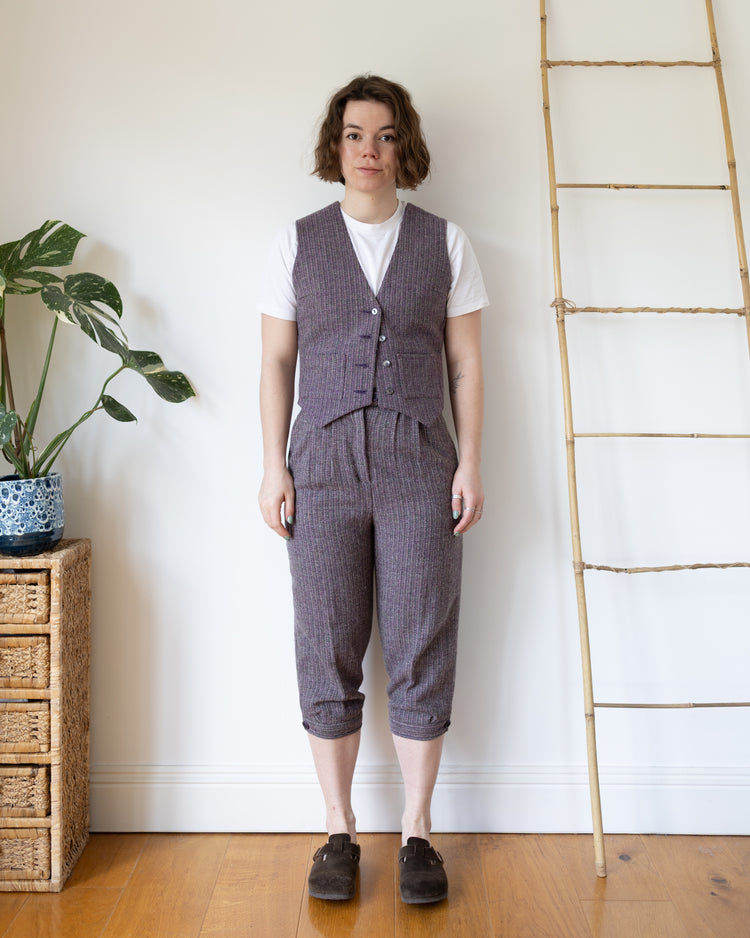 Laura Ashley Capris & Waistcoat Set - S