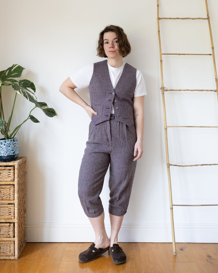 Laura Ashley Capris & Waistcoat Set - S