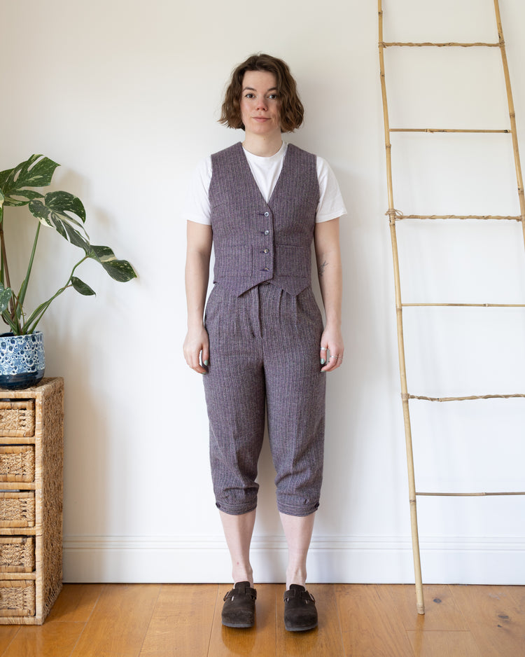 Laura Ashley Capris & Waistcoat Set - S
