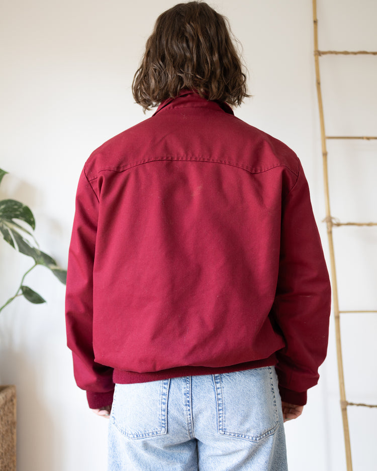 Boxy Maroon Jacket - M/L