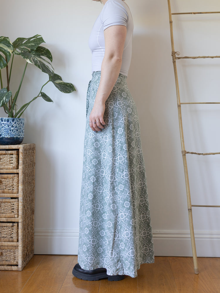 70s Laura Ashley Maxi Skirt - 26"