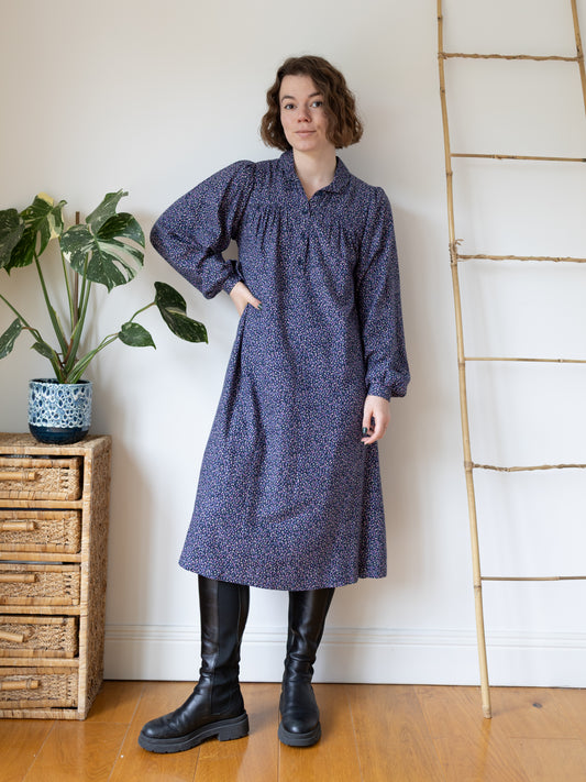 Ditsy Floral Smock Dress - M