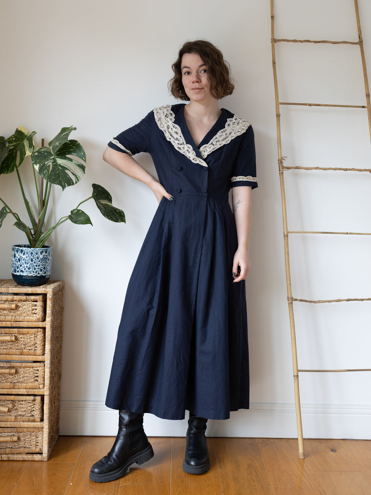 Laura Ashley Sailor Dress - M