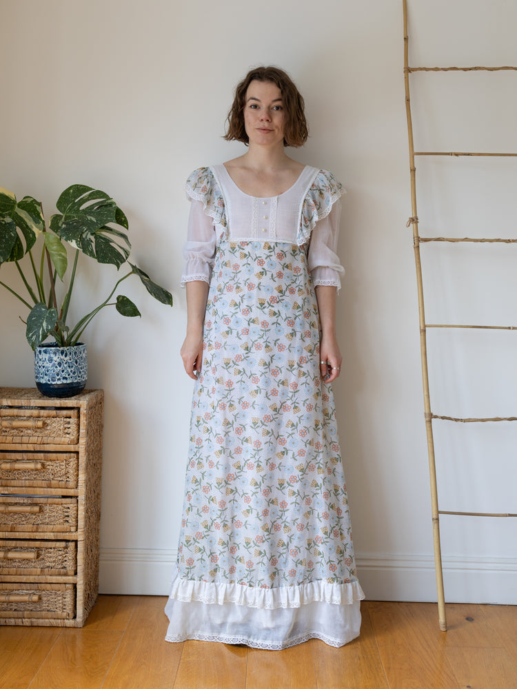 Pat Farrell Floral Maxi Dress - S