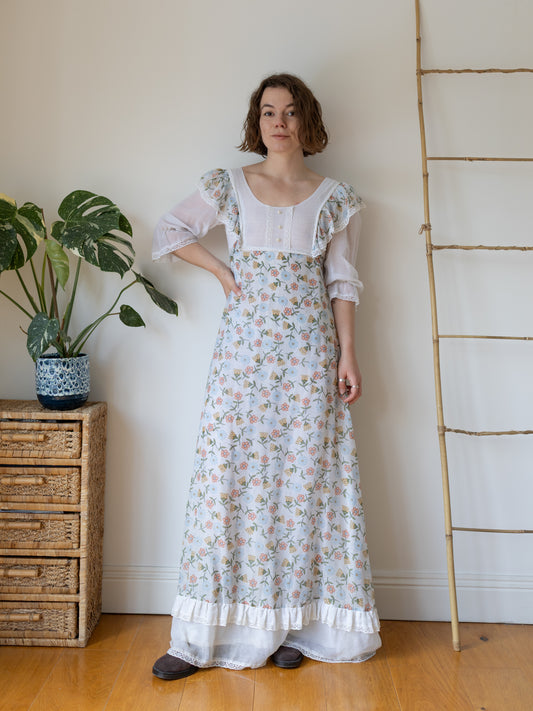 Pat Farrell Floral Maxi Dress - S