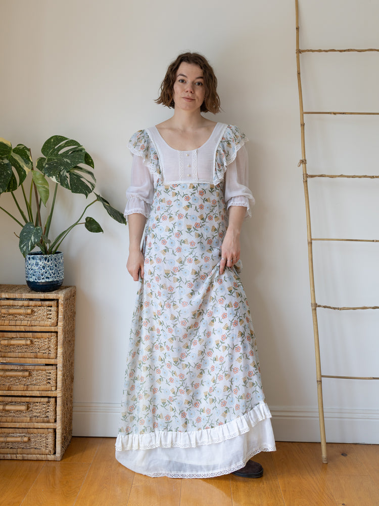 Pat Farrell Floral Maxi Dress - S