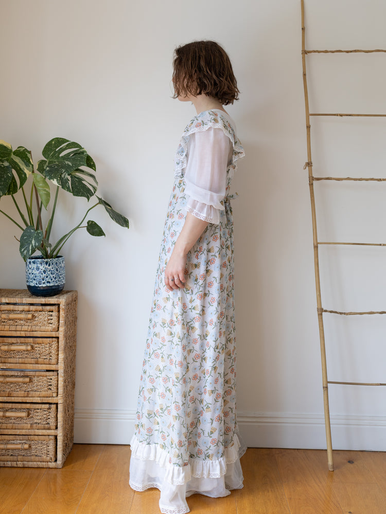 Pat Farrell Floral Maxi Dress - S