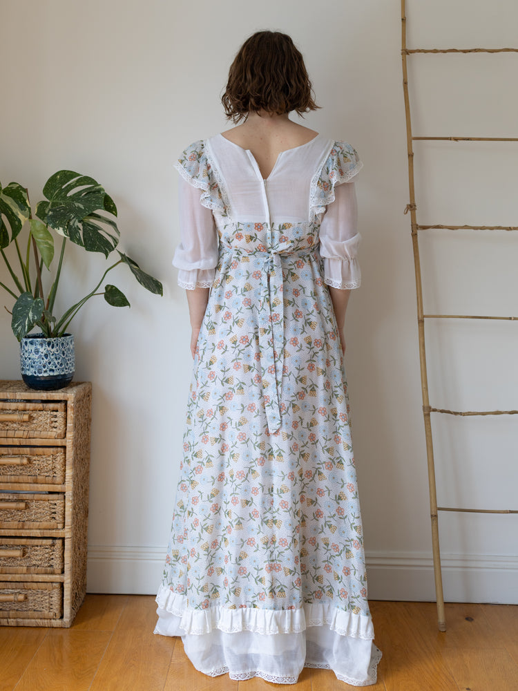 Pat Farrell Floral Maxi Dress - S